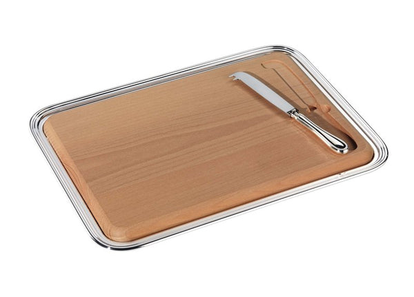 Rectangular Cheese Tray with Knife
